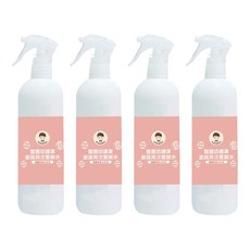 Bubu Boss 寶寶防護罩 廚房用次氯酸水 水霧居家瓶 500ml, 4瓶