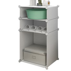 GAPANG 浴室廁所收納櫃層架 Q, 白色, 1個