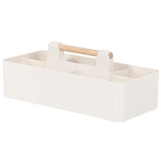 Seondong Sangsa 木柄收納籃, 乳白色, 1個
