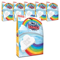 Zimpli Kids 孩童用彩虹雲朵造型泡澡球 6354, 110g, 6個