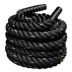 바디스컬쳐 바디파워 트레이닝 로프, 블랙