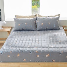 LaMonte 小狗圖案絎縫床包