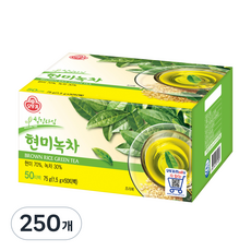 오뚜기 현미녹차, 1.5g, 50개입, 5개