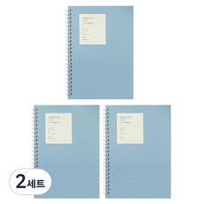 건망증 더메모 100일 스터디플래너 3p, sky, 2세트