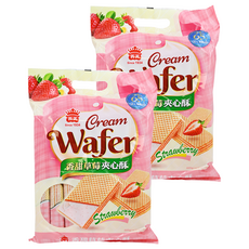 義美 夾心酥 草莓, 400g, 2袋