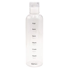 JOSIC 時間刻度水杯, 透明, 500ml, 3個