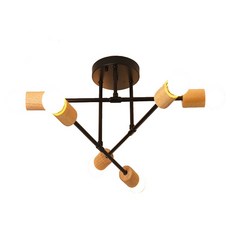 Honey Comb 北歐工業風半吸頂六燈 簡約現代六頭吸頂燈 北歐燈具, 1入