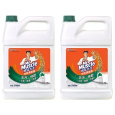 Mr Muscle 威猛先生 地板清潔劑 森林芬多精, 3.785L, 2桶