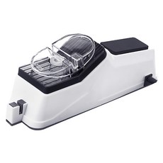 AHOYE 家用電動磨刀器 附磨片 3片, 1組, 白色 + 黑色