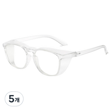 Clairvie 防霧安全護目鏡, 5個, 白色