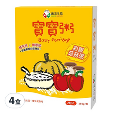 飯友生技 彩椒菇菇粥 2入, 300g, 4盒