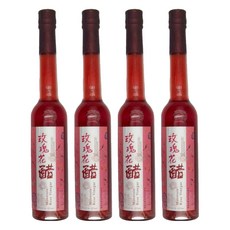 埔里農會 玫瑰花醋 台灣原產, 375ml, 4個