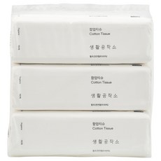 생활공작소 뽑아쓰는 팝업 미용티슈 2겹, 180매, 3개