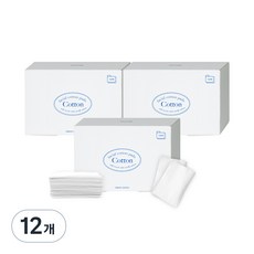 어반리브즈 순수함에반하솜 티슈형 화장솜, 100개입, 12개