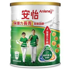 Anlene 安怡 長青高鈣低脂奶粉，增強行動力，提升保護力，獨特骨鈣營養配方，奶素可食, 1.5kg, 1罐