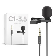 마타스튜디오 유선 C1 핀 마이크, 혼합색상, C1-3.5