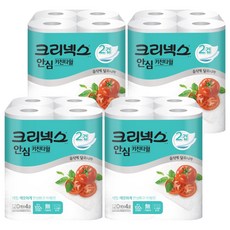 Kleenex 舒潔 安心雙層捲筒式廚房紙巾 120張, 4捲, 4袋