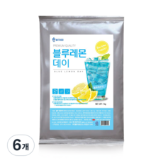 WITHGO 藍色檸檬日氣泡水粉, 1kg, 1件, 6個
