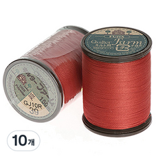 FUJIX Ltd. 富士克 Farm 鋪棉線, 39紅橙色, 10個