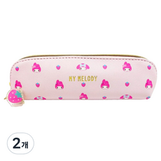 三麗鷗明星 可愛纖薄收納包 美樂蒂, 2個, 粉紅色