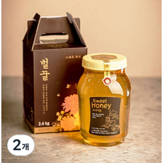 Sannaedeulnongwon Sweet Honey 飼養蜂蜜, 2.4kg, 2個
