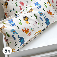 쇼핑스토리엔 사파리 메밀 베개, 블루, 5개