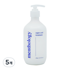 멘톨로지 슈퍼 헤어 트리트먼트, 5개, 495ml