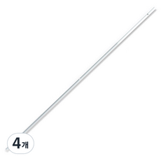 플랫 액자레일 1m, 화이트, 4개