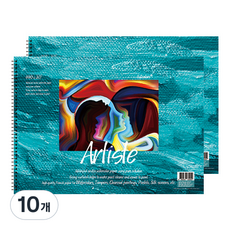 全彩美術用素描本 200g 隨機出貨, 5開, 15張, 10個