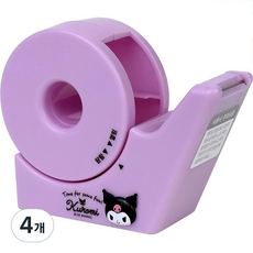 바이하츠 쿠로미 에어픽스 테이프 컷터기, 보라, 4개