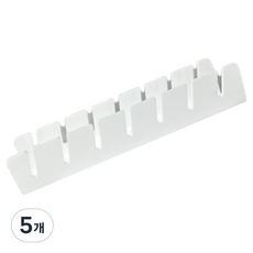 壓克力帽子整理架, 白色, 5個