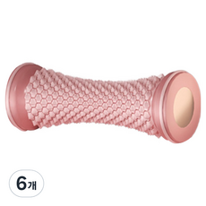 오쿨 발 마사지 롤러 발바닥 지압기, 핑크, 6개