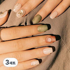 오호라 젤스트립 네일 30p 세트, 오후의 정원, 3세트