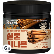 조은약초 실론 시나몬, 200g, 6개