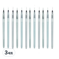 Bluemato 水彩毛筆 3種 x 4入組 WTB001, 小, 中, 大, 3套