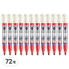 munhwA 油性麥克筆, 紅色, 72個