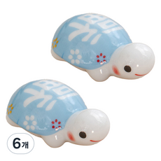福龜筷架 1號, 6個, 混合顏色