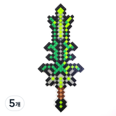 블럭통 디폼블럭 칼 총 만들기 세트, 8, 5개