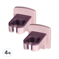 J Life Fix 吹風機支架, 粉色, 4個