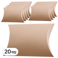 Bom91 牛皮紙多用途禮物包裝盒 中, 單一顏色, 20入