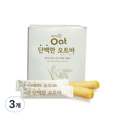 내몸애푸드 단백한 오트바, 3개, 300g