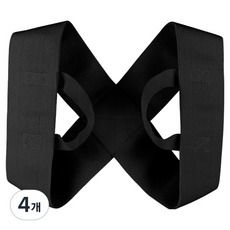 Jjubinine 時尚經典肩帶 黑色, 4個