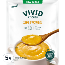 VIVID KITCHEN 低糖甜南瓜粥, 280g, 5個