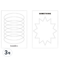 wannathis 半透明描圖紙圖形混搭手帳裝飾素材紙, 3個, 50入, 01 形狀