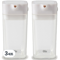꾸잉샵 사각양념통 식당 테이블 소스통, 3세트, 소스통 2p