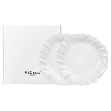 VBCCASA 인칸토 러플 샐러드접시 세트 22cm VBCS003D, 화이트, 1세트