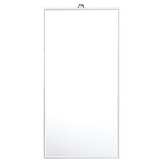 現代浴室適用壁掛鏡 300 x 600 mm, 白色