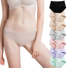 AnotherD 無痕內褲 7件組, 膚色2 + 黑色1 + 灰色1 + 粉色1 + 紫色1 + 薄荷綠1