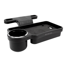 CARTEM 頭枕折疊杯架置物桌, 1個, 黑色