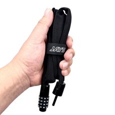 尼龍繩號碼鎖 1000mm, 黑色的, 1個